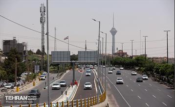 بهره‌برداری از تقاطع غیرهمسطح بزرگراه همت و اشرفی اصفهانی 3