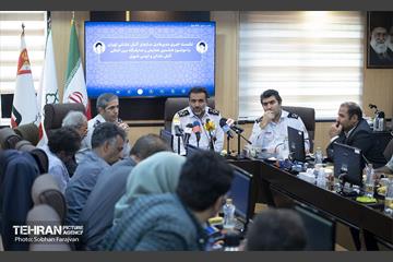 نشست خبری مدیرعامل سازمان آتش‌نشانی 11