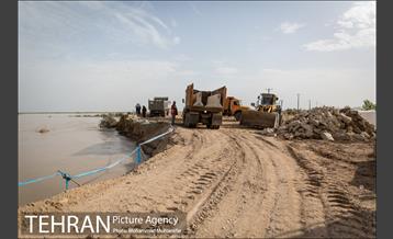 ساخت سیل بند در روستای سابله 4