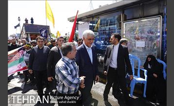 حضور شهردار تهران در راهپیمایی روز جهانی قدس 6