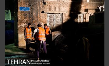 عملیات آسفالت ریزی در ناحیه یک منظقه هفت‎ 13