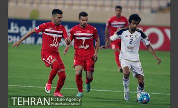دیدار تیم‌های فوتبال پرسپولیس و الوحده