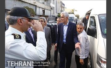 بازدید شهردار تهران از پروژه های شاخص منطقه 9 1
