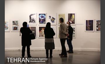 بازدید مدیرعامل شرکت توسعه فضاهای فرهنگی از نمایشگاه تهران از منظر هنرمندان 6