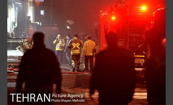 آتش سوزی در ساختمان برق حرارتی 36