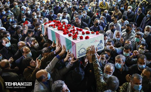 تشییع دو شهید گمنام دفاع مقدس در وزارت ورزش و جوانان 23