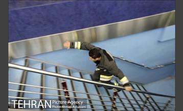 مسابقه پله نوردی آتش نشانان کشور 18