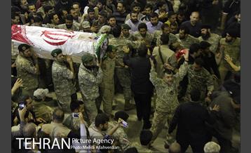 مراسم وداع با پیکر مطهر شهید حاج محمد ناظری 2