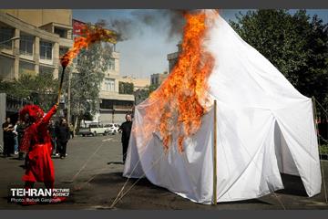 آیین عزاداری عاشورا و خیمه‌سوزان در منطقه 13 3