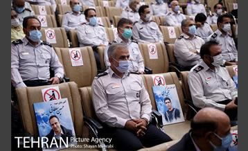 آیین تقدیر از آتش نشانان حریق پالایشگاه تهران 8