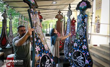 کارگاه ساخت علامت های عاشورایی