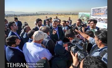 مراسم کلنگ زنی مجموعه چهارباغ با حضور شهردار تهران 6