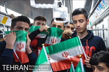 خدمات رسانی مترو تهران در روز ۲۲ بهمن 8