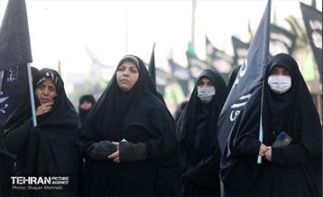 عزاداری شهادت حضرت فاطمه(س) در میدان هفت تیر 29