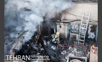 آتش سوزی پاساژ مهستان-2 11