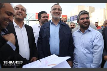 بازدید شهردار تهران از پروژهای عمرانی 7