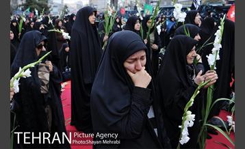 عزاداری شهادت حضرت زهرا(س) در میدان فاطمی  37