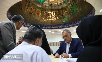 دیدار مردمی شهردار تهران با مردم منطقه هشت