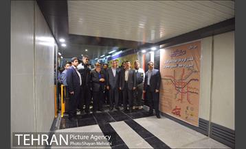 تست گرم خط هفت مترو با حضور شهردار تهران 14