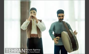 مجسمه مینیاتورهای جهانگیرارجمند در باغ موزه نگارستان 6