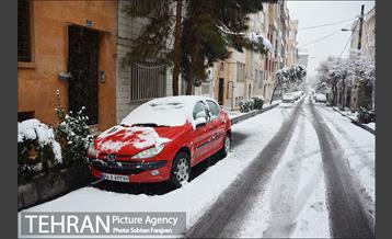 بارش برف زمستانی در تهران-2 1