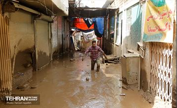 سیل در منطقه کَن