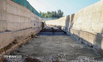 ترمیم و مرمت کانال سرخه حصار در شرق تهران 9
