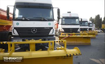 طرح زمستانه مشترک پلیس راهور و شهرداری تهران 25