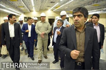 بازدید شهردار تهران از پایانه خط 6 مترو تهران -2 17