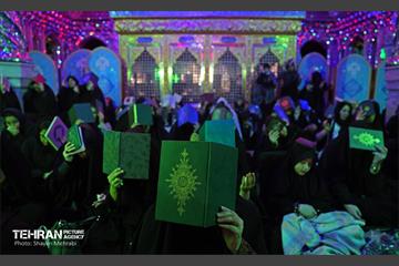 احیای شب بیست‌ویکم ماه رمضان امامزاده پنج تن لویزان 26