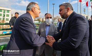 آیین افتتاح تقاطع غیرهمسطح پل شهید محسن سیفی 4