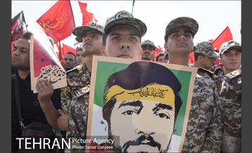 تشییع پیکر مطهر شهید محسن حججی 6