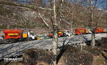 مانور سراسری برف روبی در منطقه 1 تهران 3