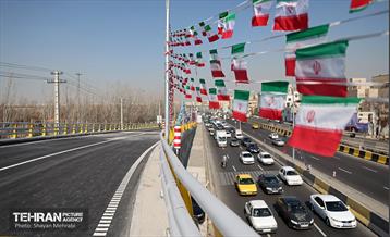 تقاطع سه سطحی بزرگراه‌های شهید نواب صفوی(شهید یارجانی) و شهید تندگویان 41