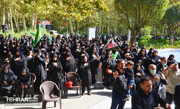 مراسم شهادت امام رضا(ع) و سالگرد تدفین شهدای گمنام منطقه۸