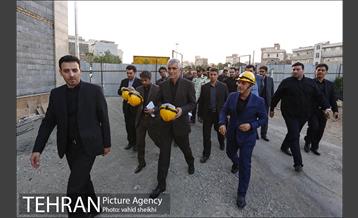 بازدید شهردار تهران از پروژه های منطقه 17 10