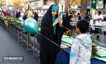 جشن تولد امام حسن (ع) در بلوار کشاورز 16
