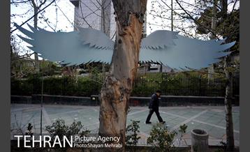 المان های نوروزی در خیابان ولیعصر(عج) 3