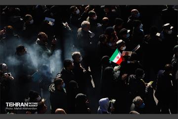 مراسم تشییع پیکر ۱۵۰ شهید گمنام در تهران 14