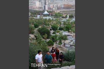 عصر تابستانی در بوستان آبشار تهران 21