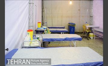 پایگاه اورژانس شرکت شهر سالم حرم مطهر امام‌ خمینی (ره) برای مراسم ارتحال  14