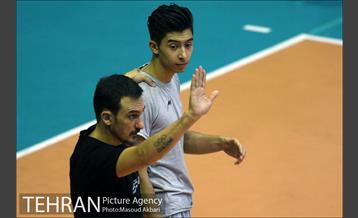 تمرین تیم‌ملی‌والیبال زیر۲۳