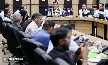 نشست خبری رئیس سازمان پیشگیری و مدیریت بحران شهر تهران 8