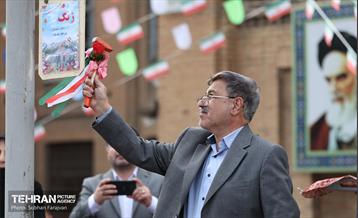 آئین بازگشایی مدرسه البرز 12