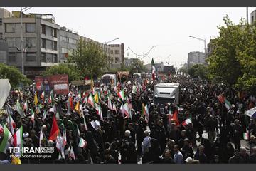 تشییع شهدای اقتدار ملی در تهران 17