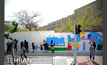 رنگ آمیزی و طراحی جداره شهری در منطقه 7 5