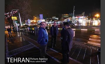 بازدید شبانه مدیران شهری از رود دره ها، مسیل ها و پروژه زیرگذر گیشا 1