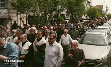 تشییع پیکر مطهر شهید محمد حسن زارعی در منطقه ۸ 2