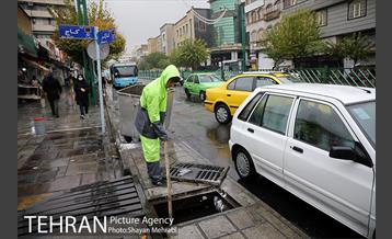 بارش باران پاییزی در تهران- 2