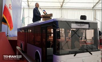 آیین رونمایی از ۱۱۰ دستگاه اتوبوس در ناوگان حمل و نقل عمومی 31